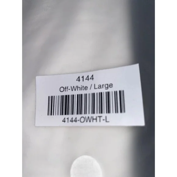 YOUNGLA Mens Off-White Distressed T-Shirt Graphic Print Size Large Oversized Tee - Picture 5 of 6